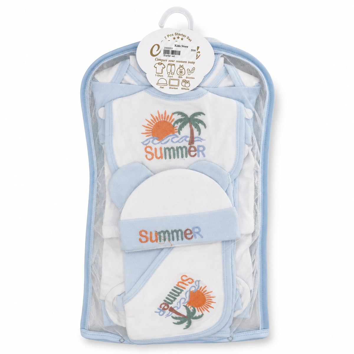 Sky Blue & White Summer Starter Set